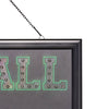 Football Served Here Framed LED Hanging Wall Sign - 19" x 10"